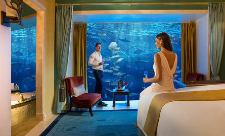 Unterwassersuite im Hotel Atlantis in Dubai