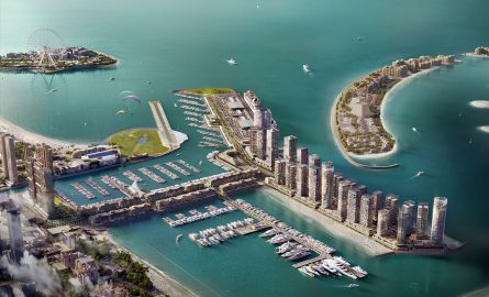 Lage des Dubai Harbours