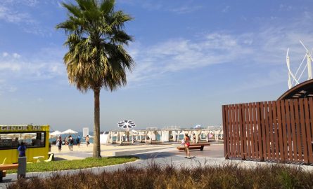 the beach JBR Marina in Dubai